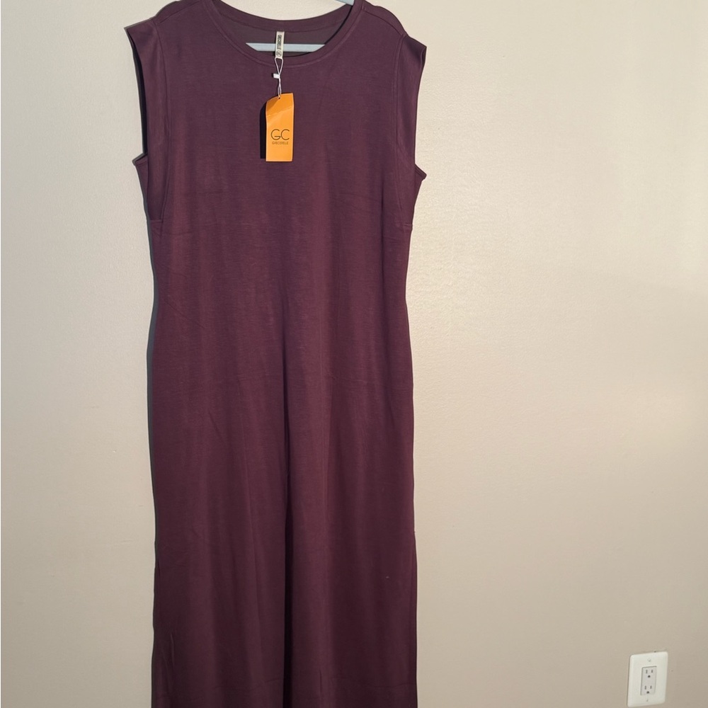 Sleeveless Purple Dress